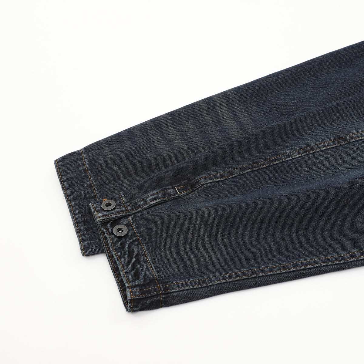 RRL Double RL Series Unisex Dark Wash Denim Chore Coat Multi Pocket Work Jacket