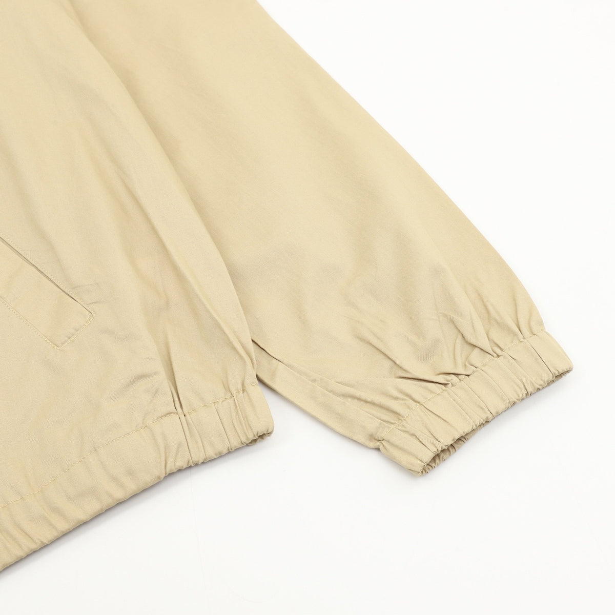 Polo Ralph Lauren Men's Harrington Jacket Classic Series, "Khaki" Lapel Full Zip Windbreaker With Yellow Pony Embroidery Logo