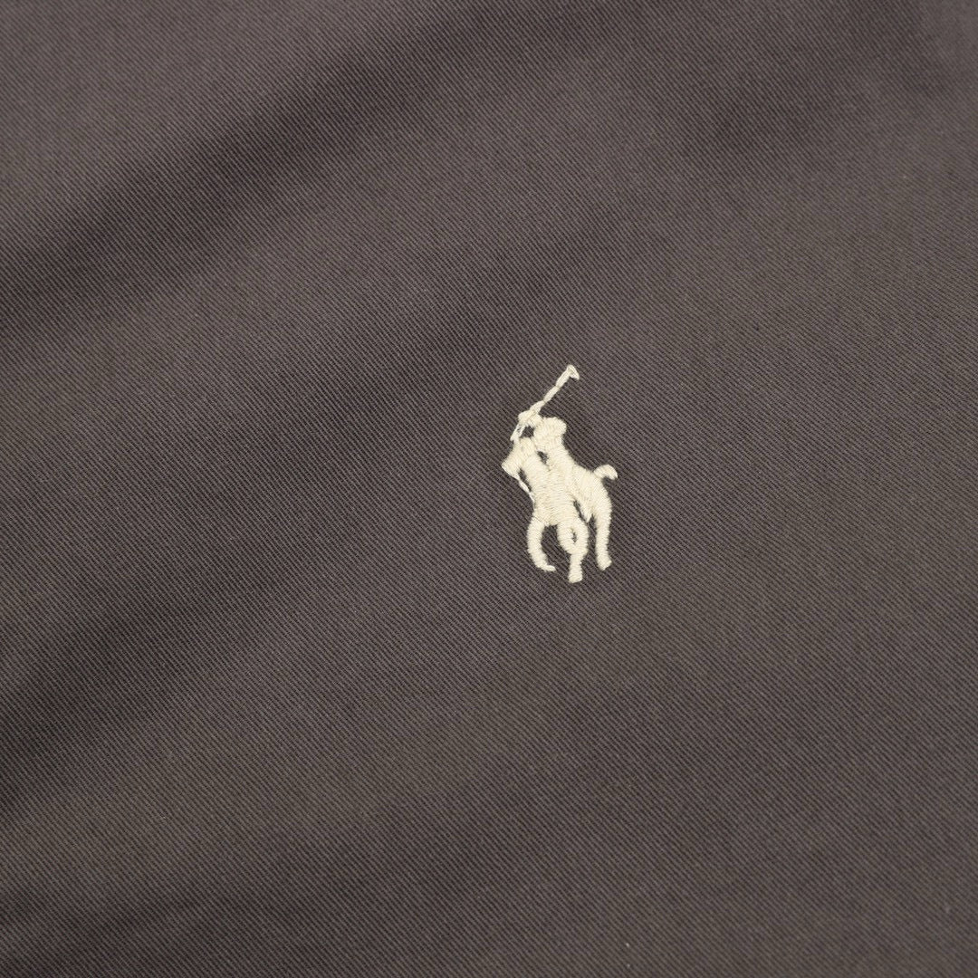 Polo Ralph Lauren Unisex Beige Stand-Collar Windbreaker – Pony Logo