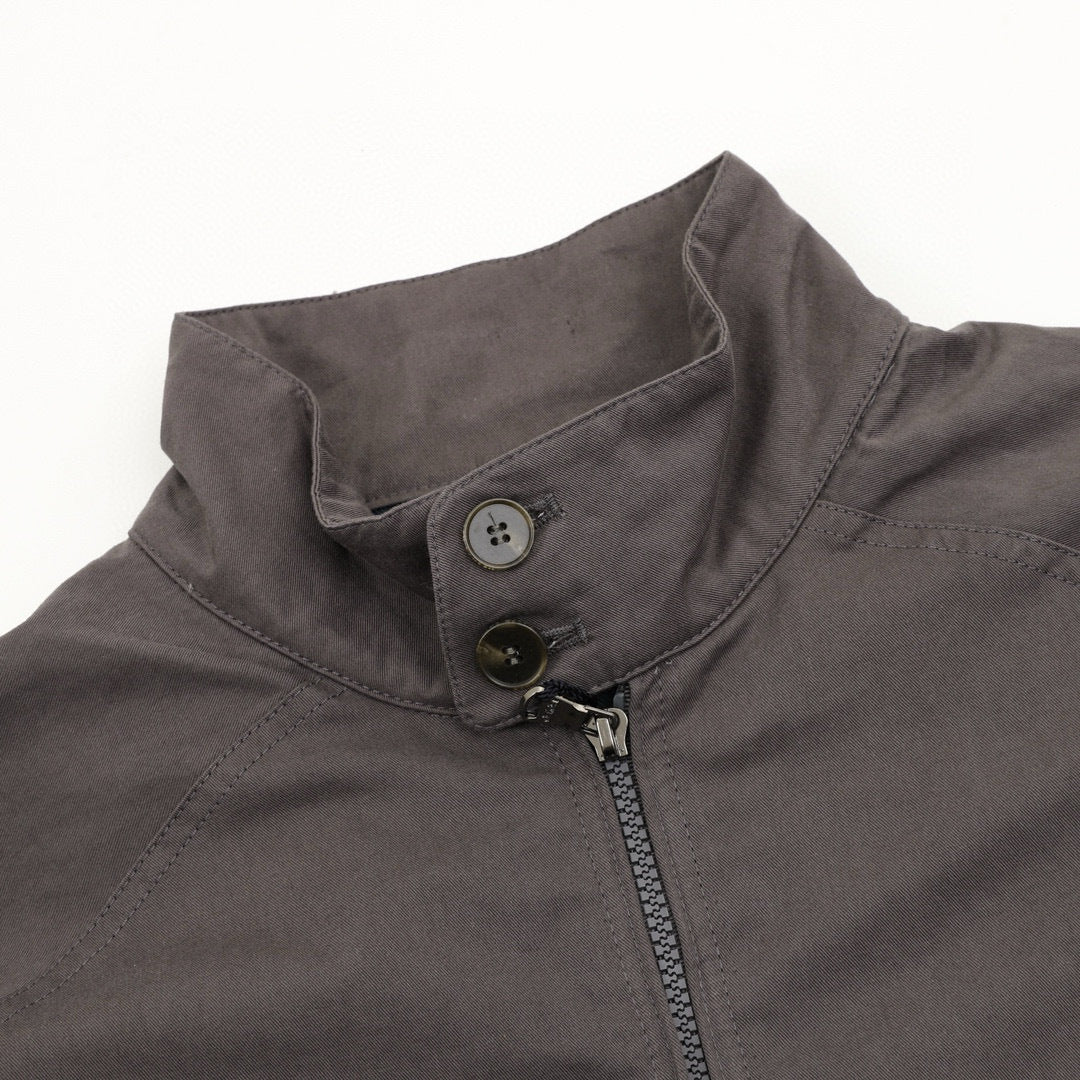 Polo Ralph Lauren Unisex Beige Stand-Collar Windbreaker – Pony Logo