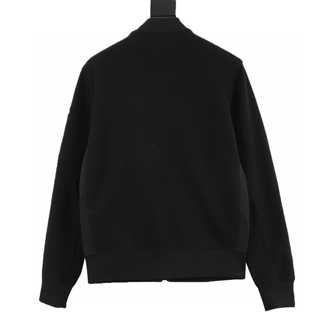 Polo Ralph Lauren Series Men's "Black" Bomber Jacket Grey Pony Embroidery Zip Flight Jacket