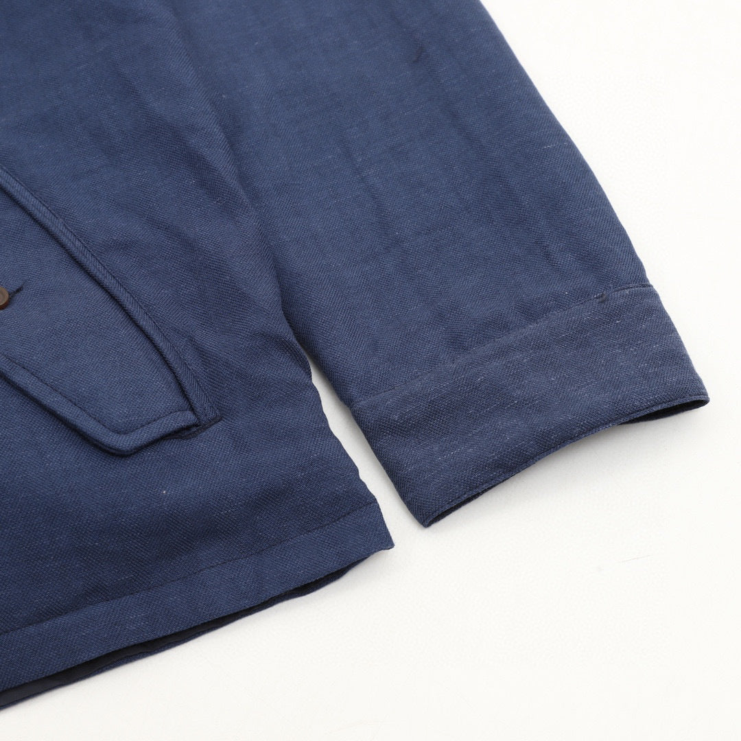 Polo Ralph Lauren Series Men's "Navy Blue" Harrington Jacket White Pony Embroidery Zip Casual Jacket